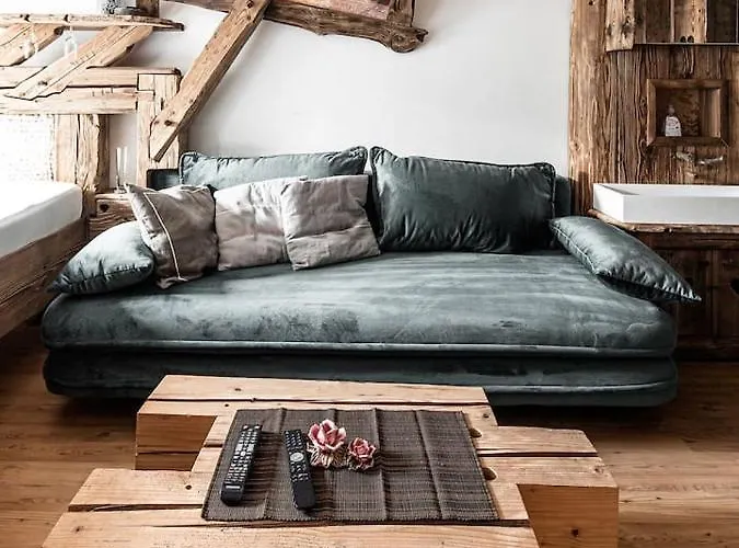 Altholz-apartment Daire Ramsau am Dachstein